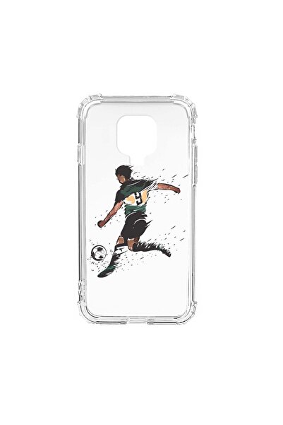 bestcase Husa Anti Shock Silicon Compatibila cu Xiaomi Redmi Note 9S, Footbal...