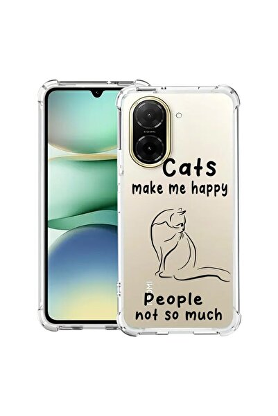 bestcase Αντικραδασμική Θήκη για Xiaomi Redmi A5, Γάτες και Ανθρώποι, 2030996...
