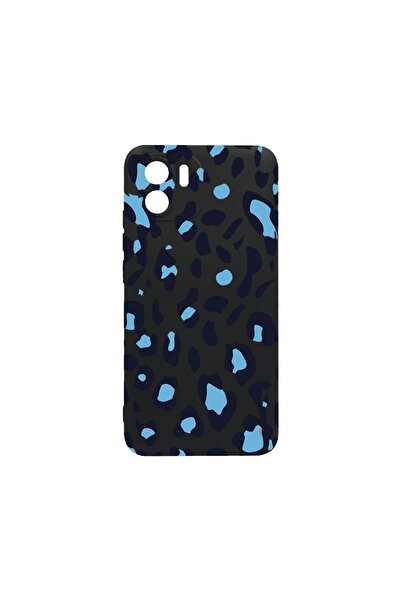 bestcase Тънък силиконов калъф 0.8ММ, съвместим с Xiaomi Redmi A2, със син ле...