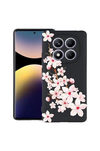 bestcase ¬Æ Husa pentru Xiaomi Redmi Note 14 Pro 4G, Spring Flower, Slim Sili...