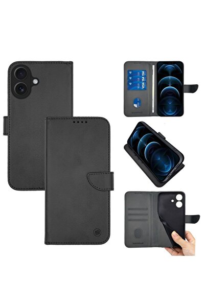 Sonique Θήκη Πορτοφόλι Urban Wallet Apple iPhone 17 Μαύρο
