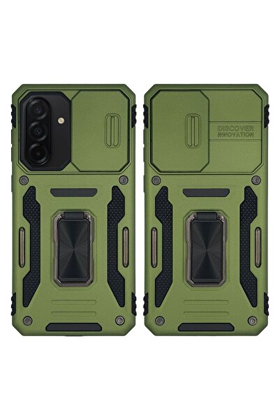 Sonique Θήκη Ring Armor CamShield για Samsung Galaxy A26 5G Χακί