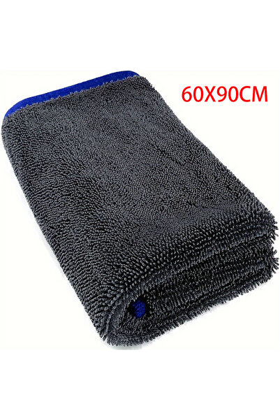 Choice BLUE 60X90cm SEAMETAL High-end Car Wash Microfiber Twisted Towel Super...