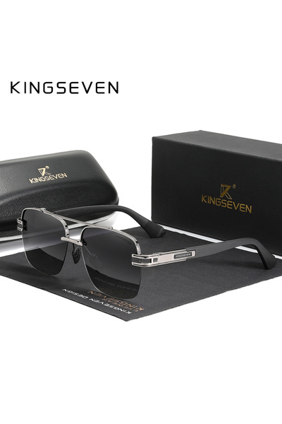 Choice4 Gun Gradient Gray KINGSEVEN New Design Sunglasses For Men Polarized G...