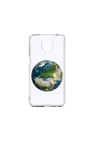 bestcase Διαφανής Θήκη Σιλικόνης 2MM, Συμβατή με Xiaomi Redmi Note 9S, Earth,...