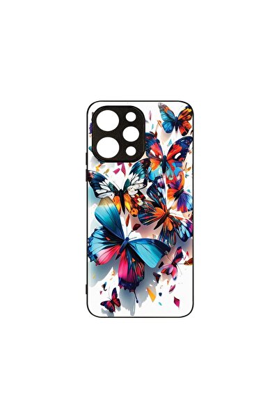 bestcase Θήκη MaxSafe, Συμβατή με Xiaomi Redmi 12, Πολύχρωμες Πεταλούδες, Χρώ...