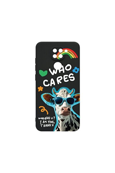 bestcase Тънък силиконов калъф 0.8ММ, съвместим с Xiaomi Redmi Note 9, Дизайн...