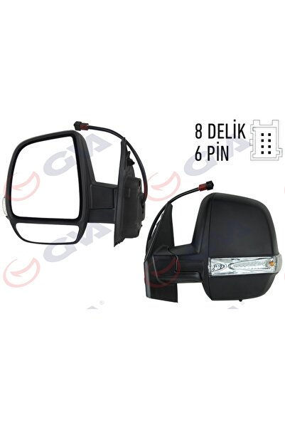 GVA DEPOMIX DIŞ DİKİZ AYNASI SOL DOBLO 11 ELEKTRİKLİ ISITMALI SİNYALLİ ÇİFT C...