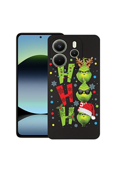 bestcase ¬Æ Husa pentru Xiaomi Redmi Note 14, Grinches - Ho Ho Ho, Slim Silic...