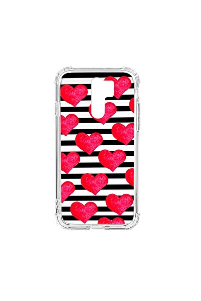 bestcase Husa Anti Shock Silicon Compatibila Cu Xiaomi Redmi 9, Hearts, Milit...
