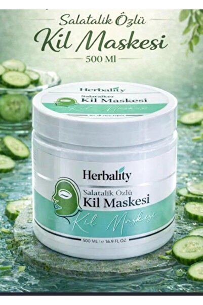 herbalıty Salatalık Özlü Kil Maskesi 500 Ml