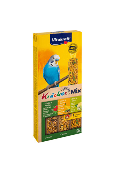 Vitakraft Batoane pentru perusi Kracker Trio Ardei/Susan/Kiwi 90 g