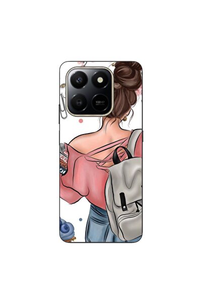 OEM Husa compatibila cu Honor X7d Silicon Gel Tpu Model Girl Fashion School