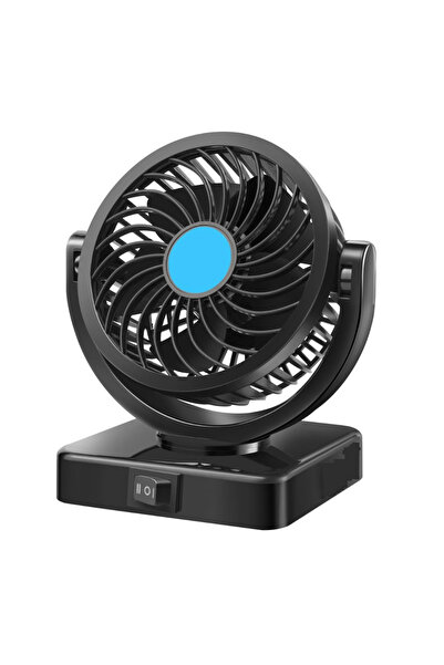 Generic Dashboard Fan, 360° Rotatable Cooling Fan, Silent High-Speed Air Fan