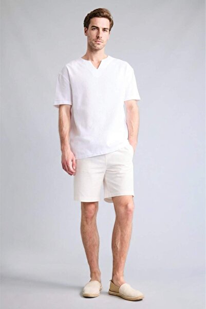 DeFacto 100% Cotton Bermuda Shorts G5097Ax26Sm