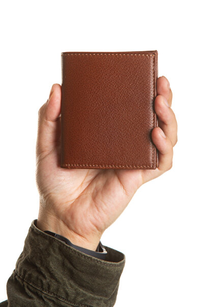 Niki Leather Portofel Sancez din piele naturală cu RFID