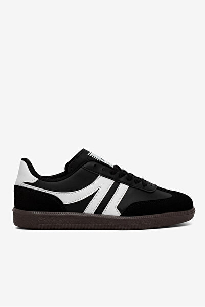 Tonny Black Women's Black and White Comfortable Fit Breathable Sneaker