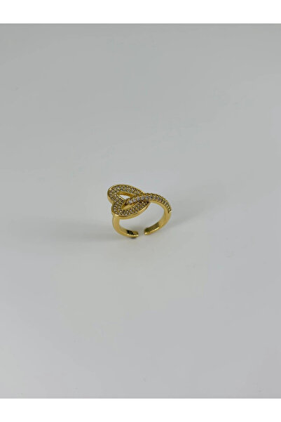 Twin Store Adjustable Zircon Stone Brass Bijouterie Ring - Yz0164-1