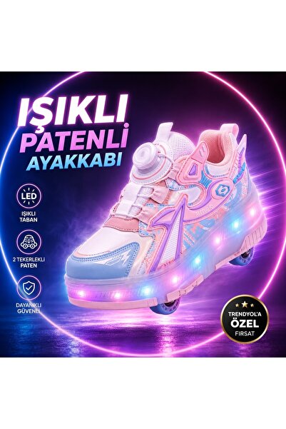mohawk PATENLİ IŞIKLI SPOR AYAKKABISI & TEKERLEKLİ SNEAKERS