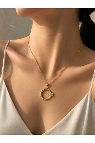 VOLENZA JEWELLRY Ay yıldız kolye