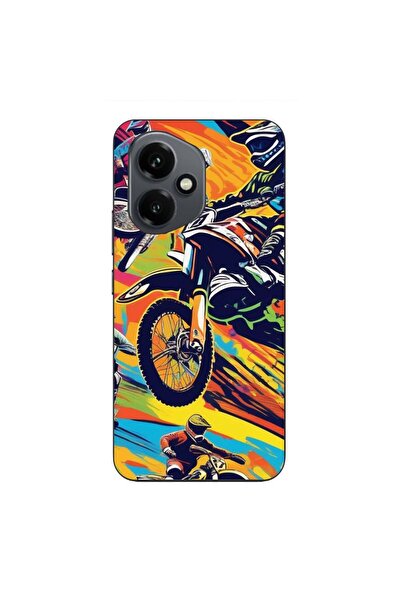 OEM Husa compatibila cu Honor 400 Silicon Gel Tpu Model Motocross Pop Art