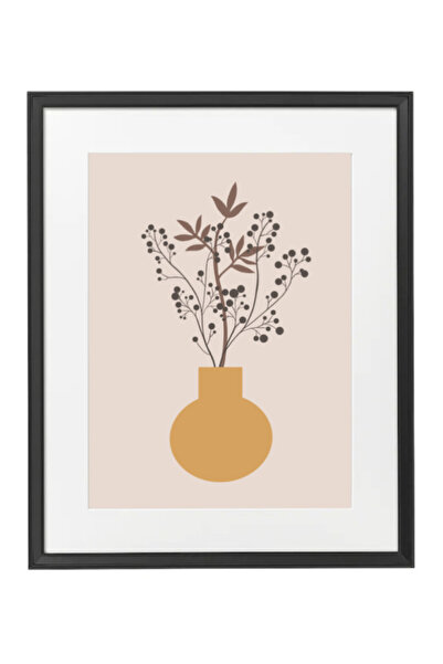 Boomah Accessories Botanical Floral Vase, Mid Century Modern Art Boho Décor P...