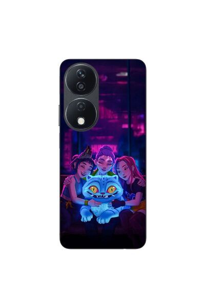 OEM Husa compatibila cu Honor X7b Silicon Gel Tpu Model KPop Demon Hunters Ha...