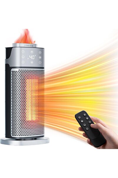 primevolve 2000W Portable Electric Heater, 3 in 1 Energy Saving Heater with H...