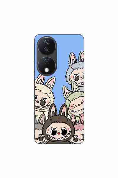 OEM Husa compatibila cu Honor X7b Silicon Gel Tpu Model Labubu Pattern Blue