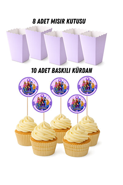 HAPPYLOOPPARTY Manifest Manifest Kız Grubu Doğum Günü Mısır Kutusu Baskılı Kü...