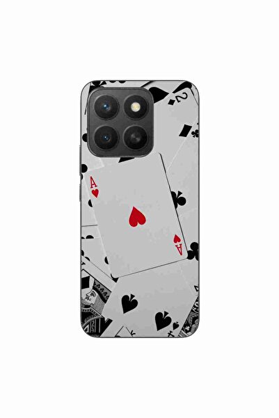 OEM Husa compatibila cu Honor X8c Silicon Gel Tpu Model Carti Poker
