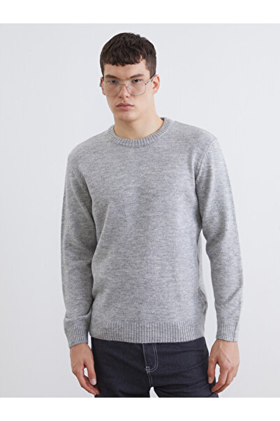 LC Waikiki Rmz Gi̇yi̇m Farkiyla Zero Roba Collar Men's Knitwear Sweater