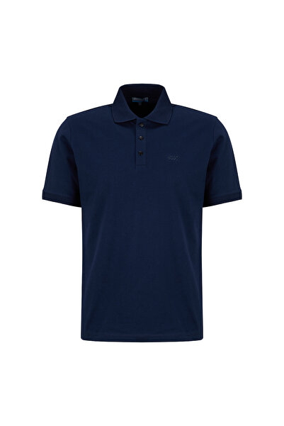 Discovery Expedition Lacivert Pamuk Karışımlı Polo T-Shirt D6SM-TST3801