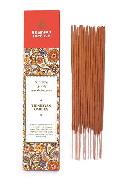 Bhagwan Incense Vrindavan Garden - bețișoare de tămâie artizanale premium, ru...