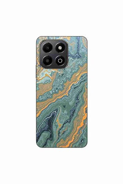 OEM Husa compatibila cu Honor X6b Silicon Gel Tpu Model Forest Flame Marble