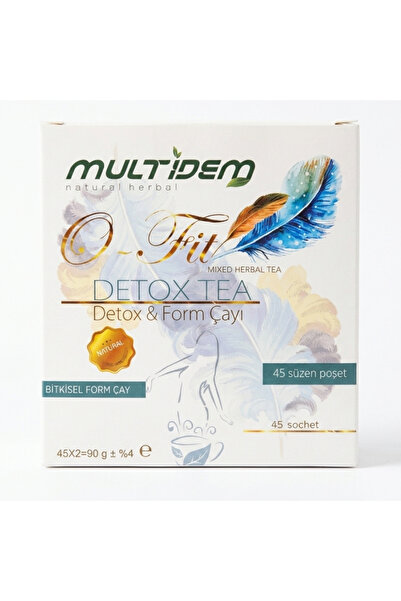 multidem Hmd Bitkisel O-Fit Detox Tea Karışık Bitkisel Form Çayı 45 Süzen Poşet 90 gr - Ödem Ve Şişkinlik Karşıtı