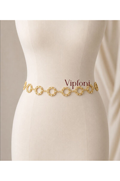 Vipfoni Custom Design Bridal Belt with Frame to Match Your Gold Jewelry