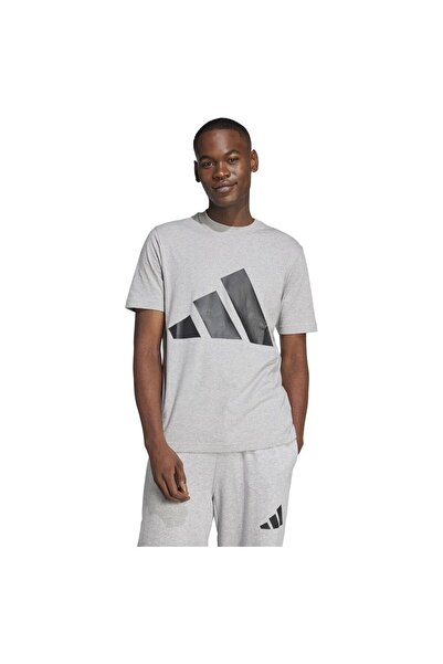 adidas Ανδρικό Κοντομάνικο Μπλουζάκι Essentials με Μεγάλο Λογότυπο L