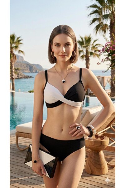 Laura Baresse 2026 Collection Camila Bikini Set Black and White