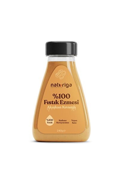 Naturiga Sıkılabilir %100 Fıstık Ezmesi 240gr