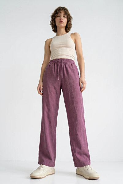 No Matter What Wide Leg Pants with Elasticated Cuffs