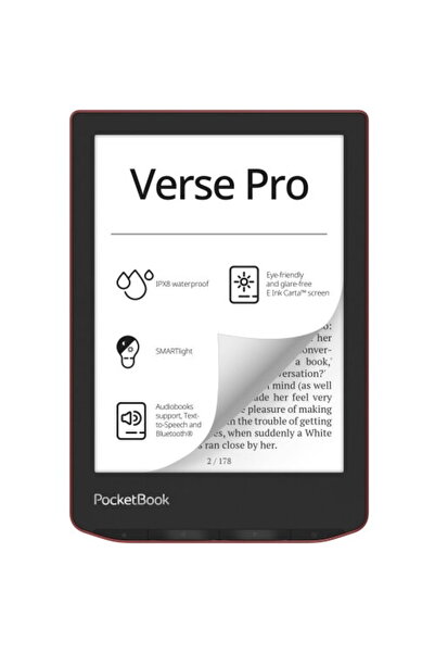 pocketbook eBook Reader Verse Pro PB634, 6inch, 16GB, Passion Red