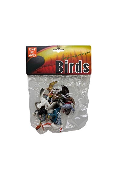 JPT Set de figurine realiste de păsări, 8-12 bucăți, pentru copii