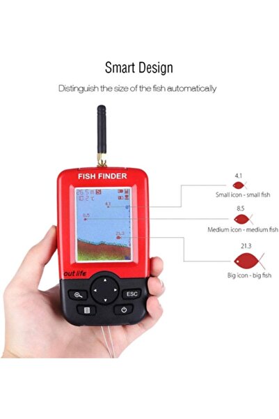 Generic Video Camera Fish Finder Wireless Fish Detector 125KHz Sonar Sensor 0...