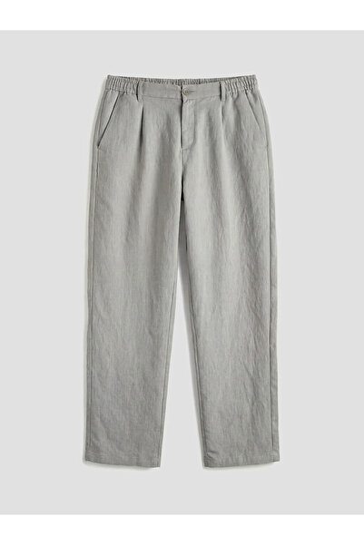 LC Waikiki New Season from Güli̇s Gi̇yi̇m Gray Standard Fit Men's Textured Pl...