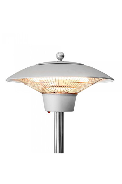 ALBATROS IT-1500A Electric Patio Heater, Halogen, 1500 W, 220 V, 2 Steps, D 4...