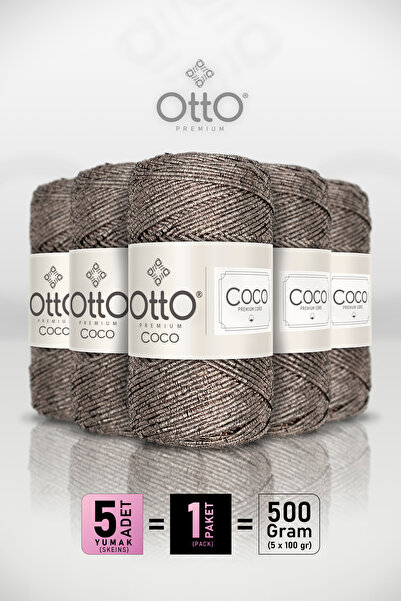 Otto Coco - Ten - 5-Pack - 2Mm/100Gr/125M - Glitter Cotton Bag and Accessory ...