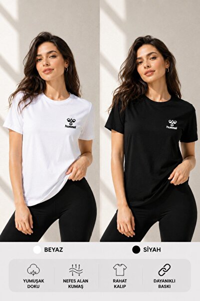 hummel Cordana 912447-2001-9001 Women's Basic T-Shirt 2-Pack
