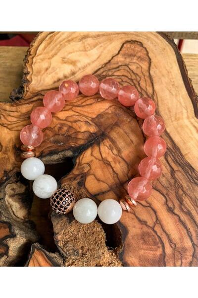 LADIN DOGALTAŞ Agate (Agat Stone) - Lava Stone Bracelet