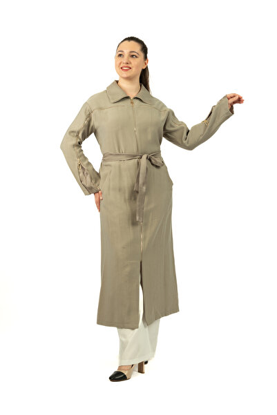 derin store Modern Kesim Fermuar Detaylı kap Giy Çık